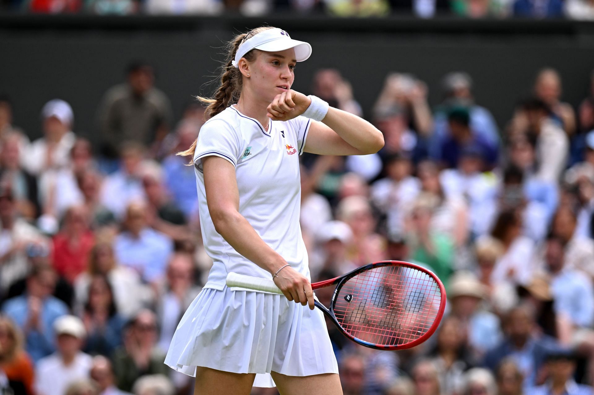 Elena Rybakina pictured at the 2024 Wimbledon Championships (Image Source: Getty)